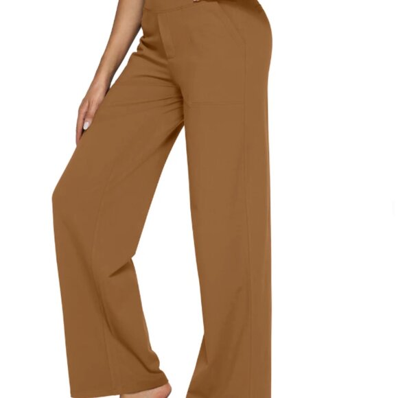 G4FREE Loose High-Waist Business Casual  XL  29 inseam color Coca Mocha - Picture 1 of 4
